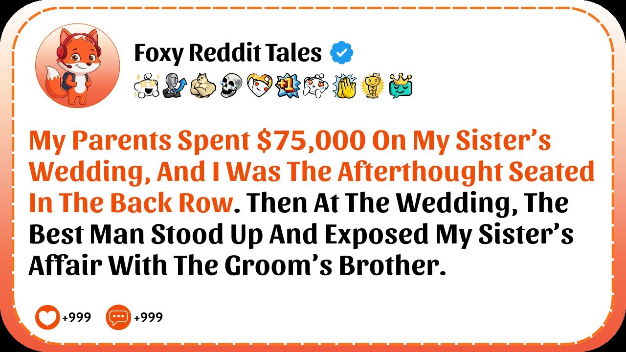 [FULL STORY] At My Sister's Wedding, The Best Man Stood Up And Exposed Her Affair With The...