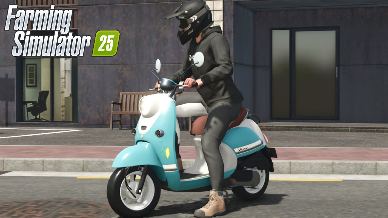 FS25 - 2008 Yamaha Vino - NEW MOTORCYCLE MOD for Farming Simulator 2025 ROLEPLAY | FS25 GAMEPLAY