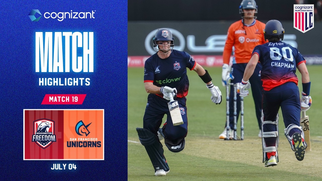 Cognizant Match Highlights | Washington Freedom vs San Francisco Unicorns | Match #19