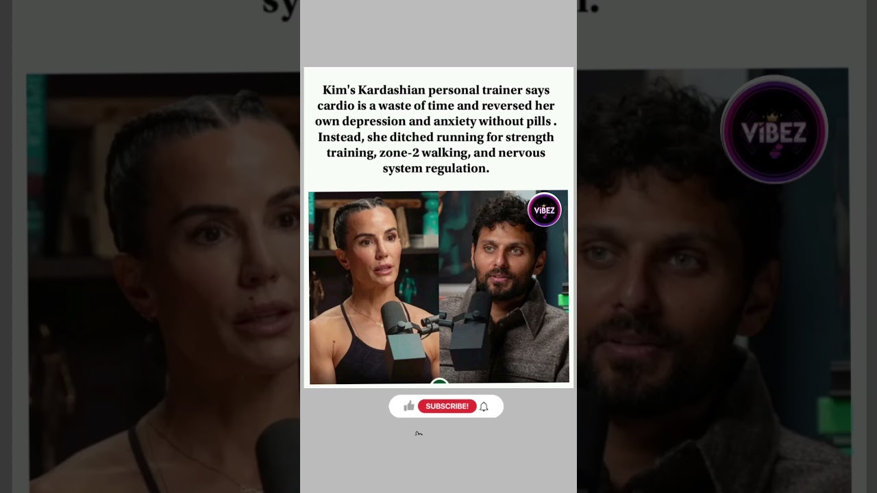 Trainer: Cardio's a Waste of Time 😳 #celebritynews #KimKardashian #Fitness