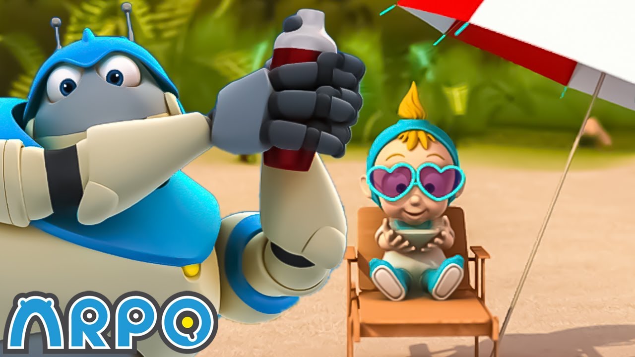 🏖️Deseos de verano🏖️| 1 HORA del Robot ARPO y el Bebé | Dibujos animados para niños