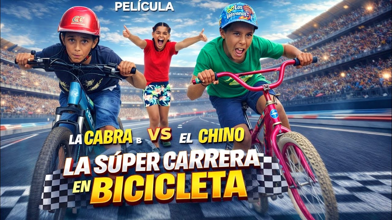 Las Cabras 🐐 vs El Chino: La Súper Carrera en Bicicleta🚲🔥(Película 2026 🎥♥️)-los menores Rd 