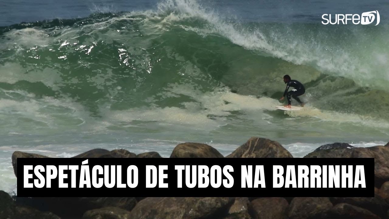 Espetáculo de tubos na Barrinha de Saquarema #Surfing #Barrel #WSL