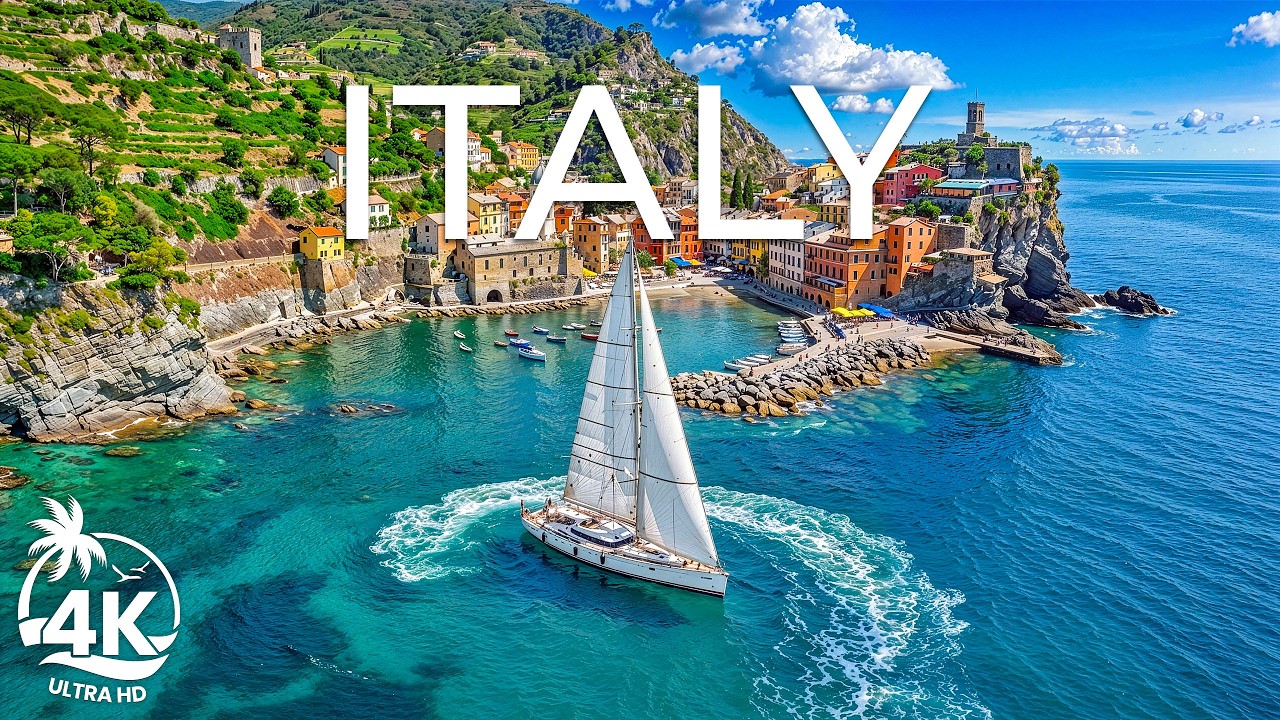 Italy 4K UHD – From Venice to Tuscany, Discover Italy’s Timeless Travel Wonders, Scenic Landscapes