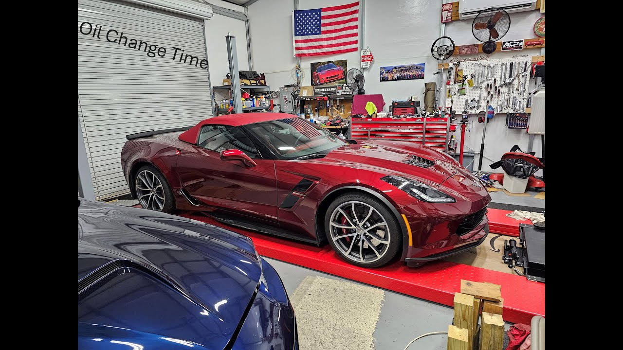 Замена масла C7 Grand Sport