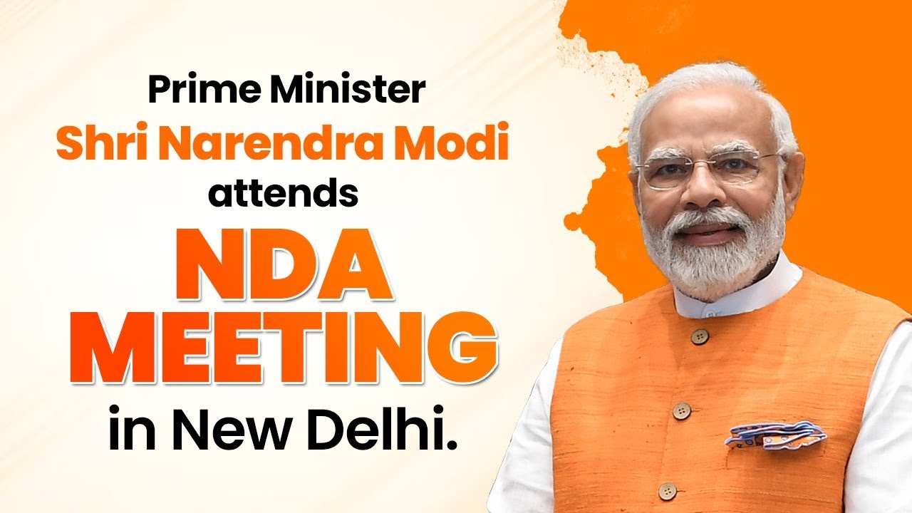 PM Shri Narendra Modi attends NDA Meeting in New Delhi.  #NDAMeeting