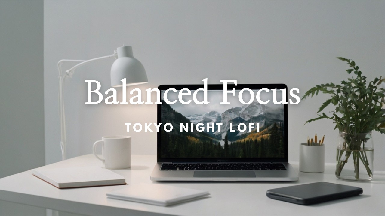 3 Hours Lofi for Balanced Focus – Minimal Background Music for Study & Work