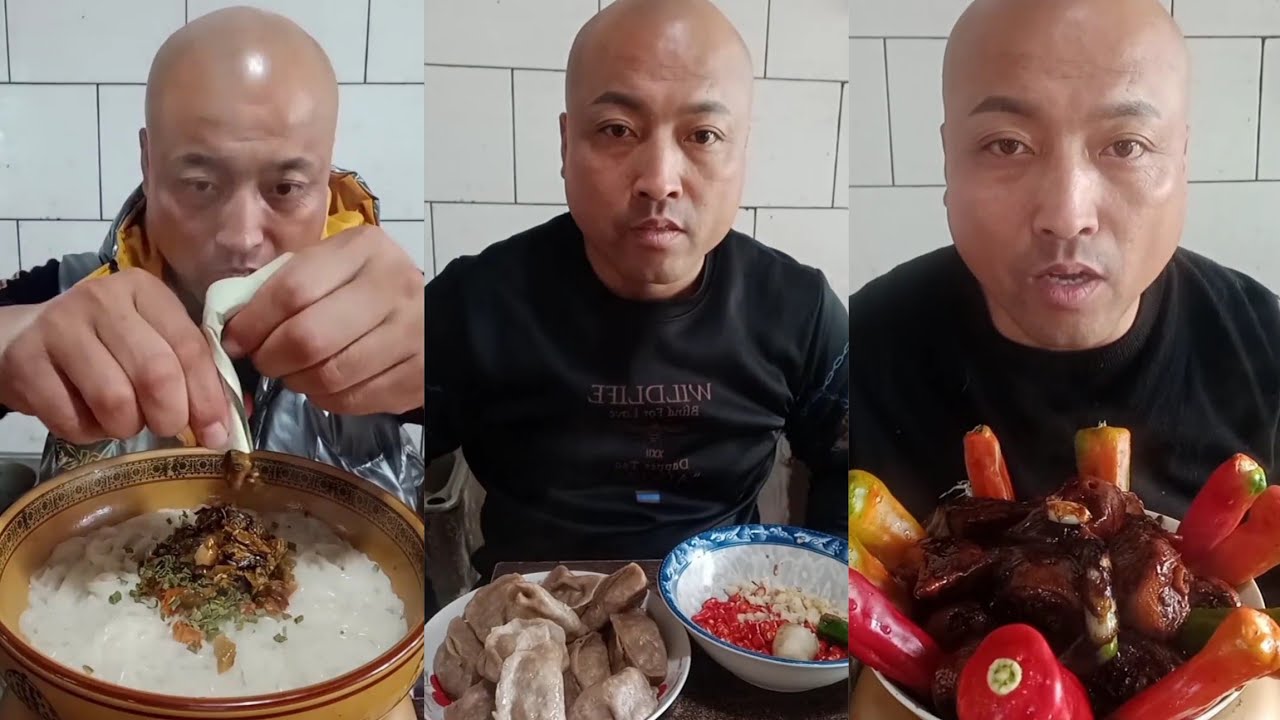 YUMMY/Challenge Eating Pork 🤤 Meat 🥓 Noodle 🍜😋, Friend Fish 🍗 chicken #mukbang #food #delicious 