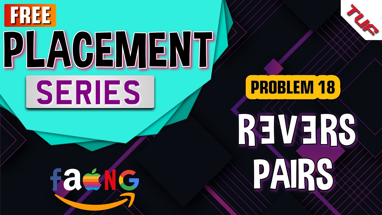 Reverse Pairs | Leetcode(HARD) | Please watch new video - link in description