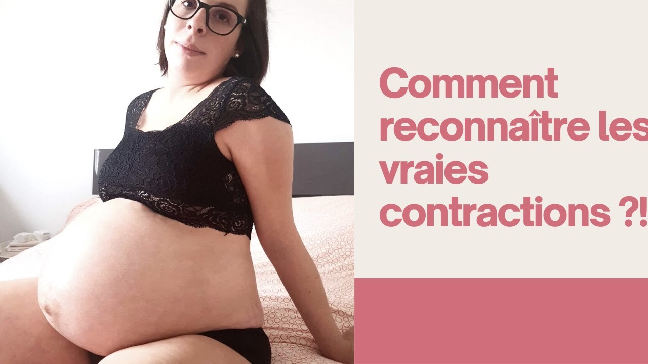 Comment reconnaître les vraies CONTRACTIONS ? #grossesse