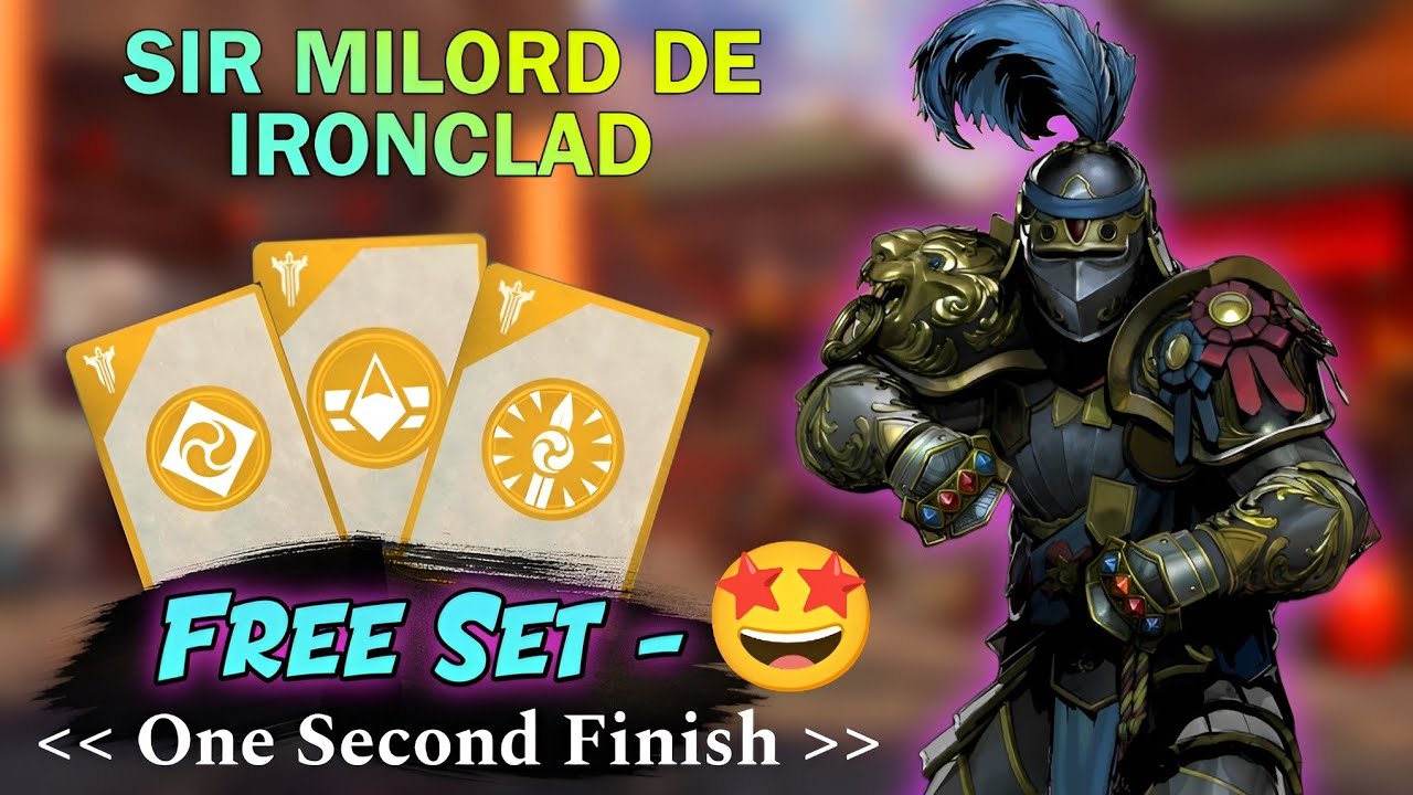 Use This Free Set to Kill SIR MILORD DE IRONCLAD (Hard Mode) in One Second 😂