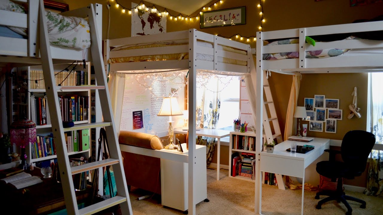 Cecilia's Loft Bed Room Tour (Updated!) // Three Peas