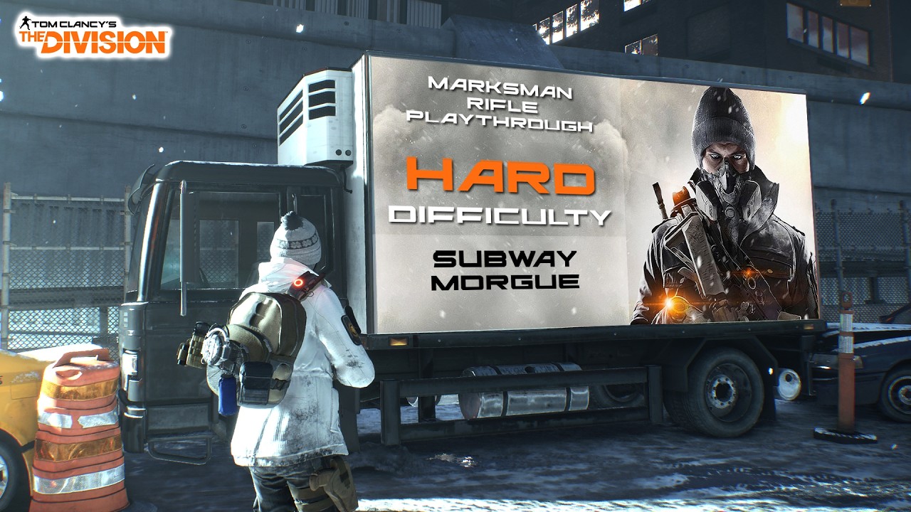 THE DIVISION | 06 Subway Morgue | Marksman Rifle only + Hard Difficulty