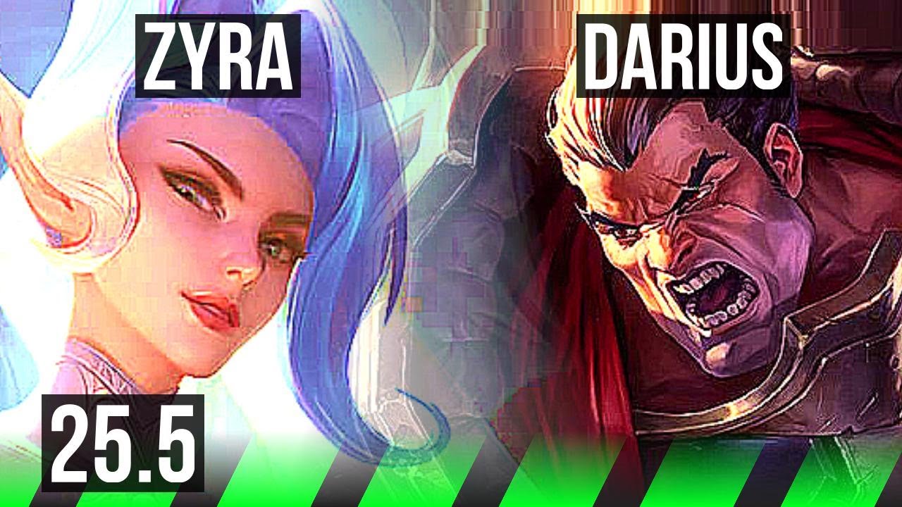 ZYRA vs DARIUS (JGL) | 8/2/13 | KR Master | 25.5