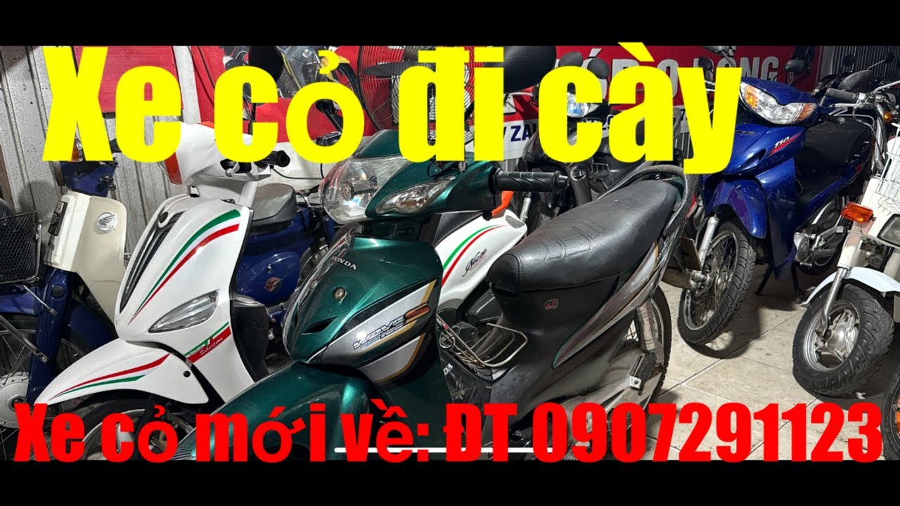 Wave2t5,wave Nhật 6t9 ,rim thái 12t ,chaly và các dõng xe khác .sđt:0907291123