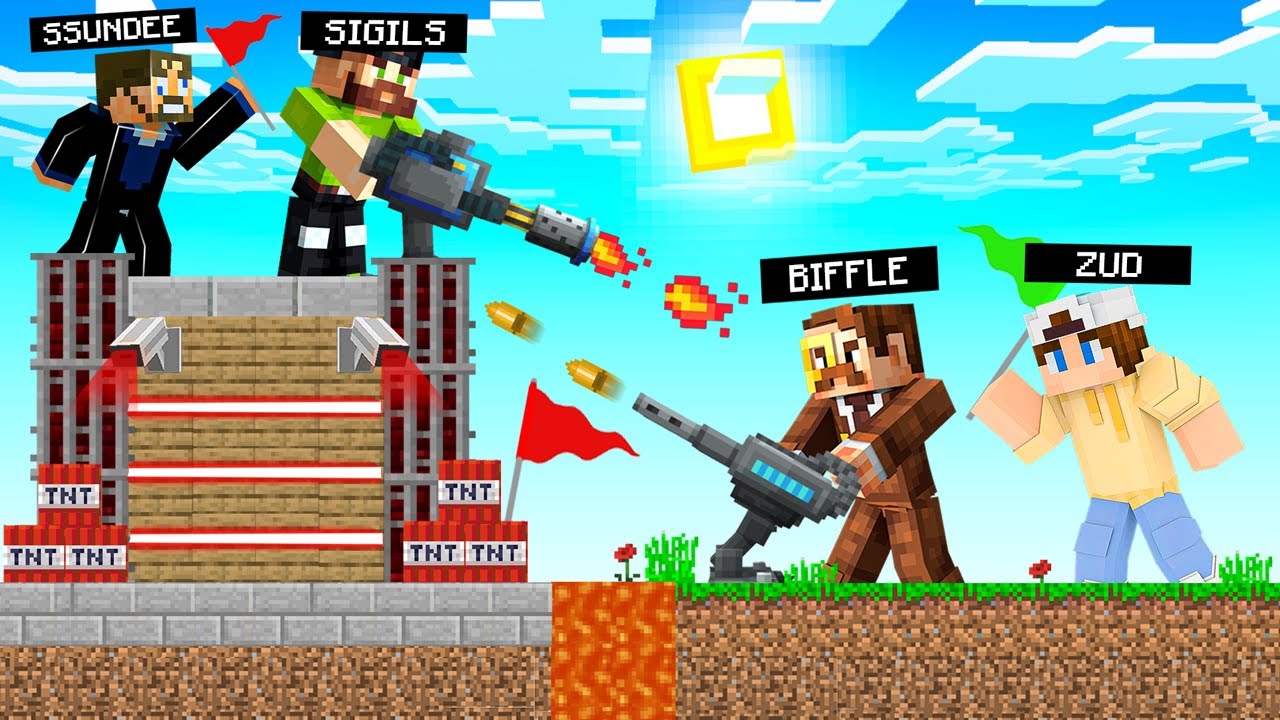 Building the Strongest Flag Base in Minecraft!