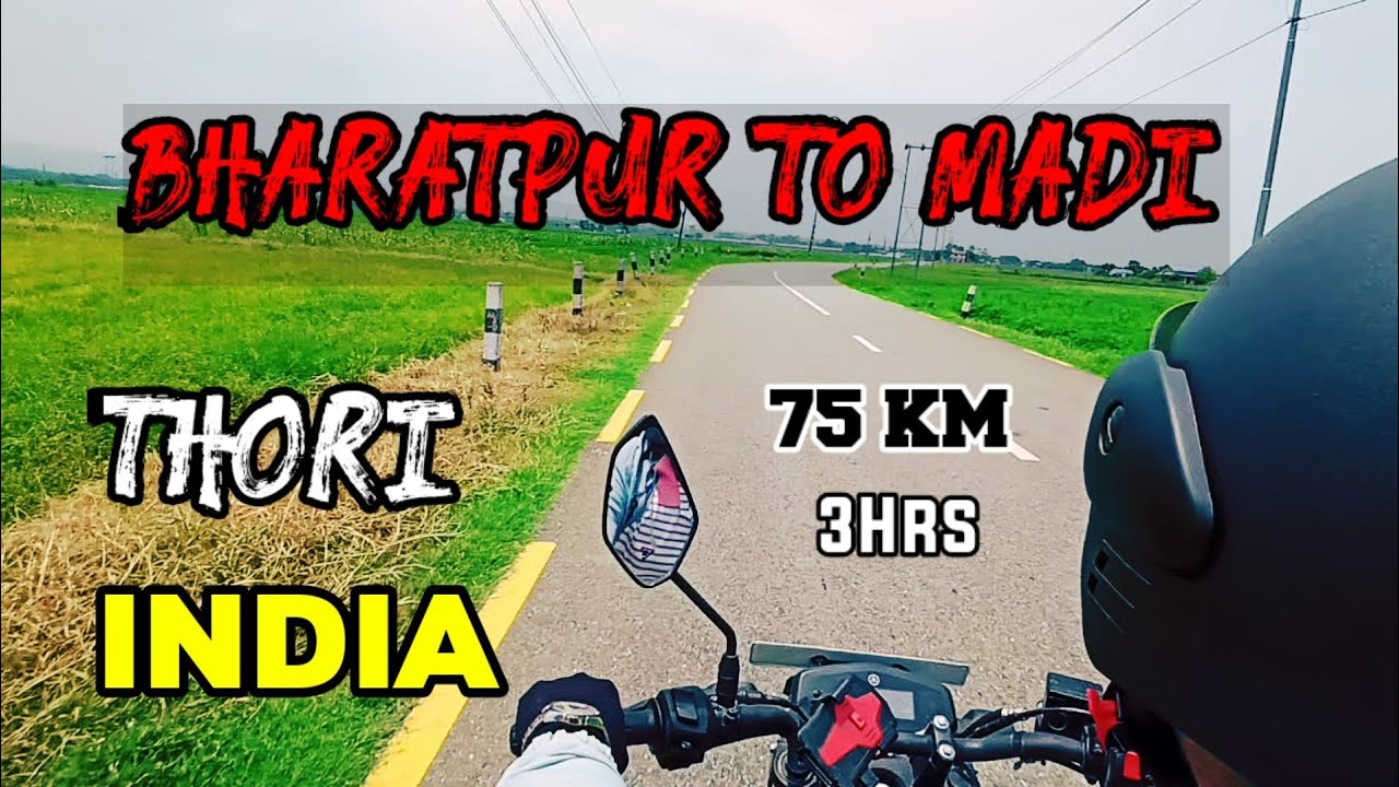 Bharatpur to Madi-Thori-India//Travel Vlog//Adventure Moterbike Ride 2024