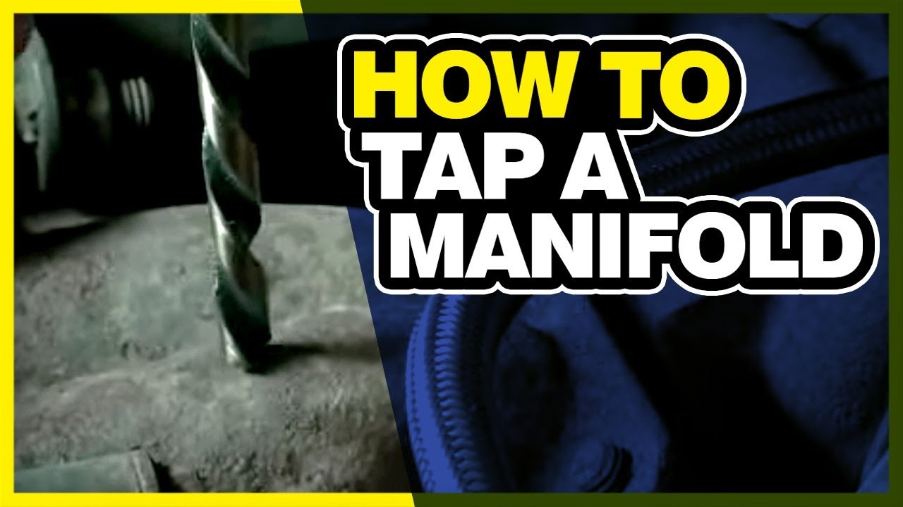 How To Drill and Tap Manifold for Gauges or Edge EGT Probe: Dodge Cummins