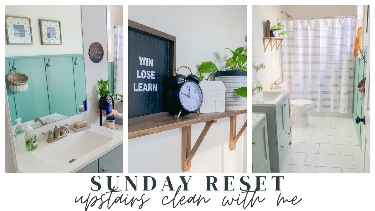 SUNDAY RESET // WEEKLY CLEAN WITH ME // CLEANING MOTIVATION // CHARLOTTE GROVE FARMHOUSE