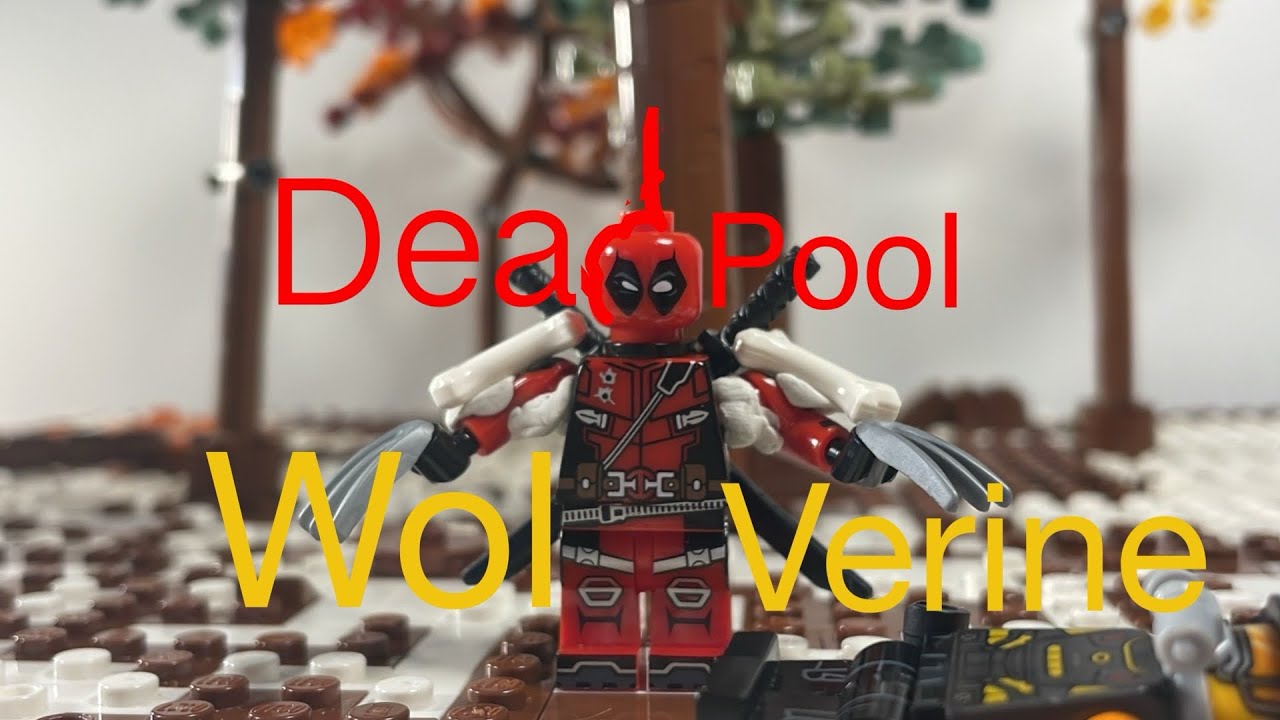 Deadpool and wolverine opening scene In Lego stop motion
