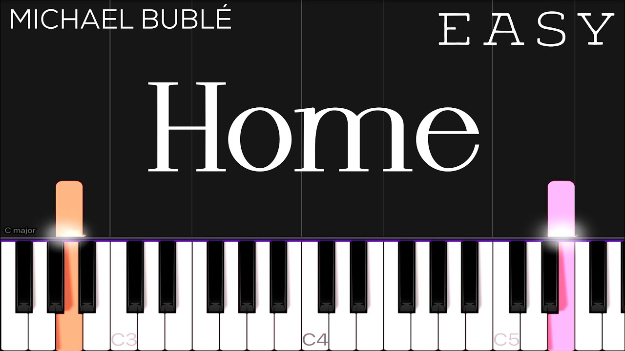 Michael Bubl&eacute; - Home | EASY Piano Tutorial