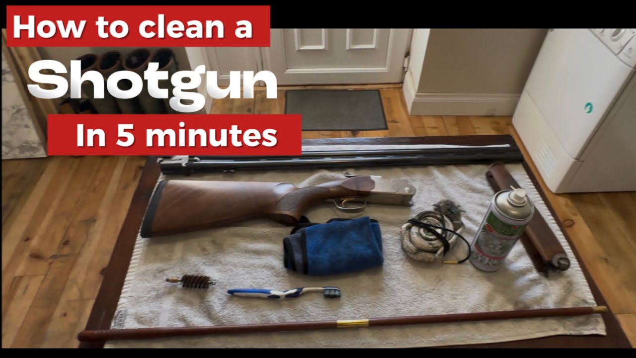 How to Clean a Shotgun Properly (Easy 6-Minute Step-by-Step Guide)
