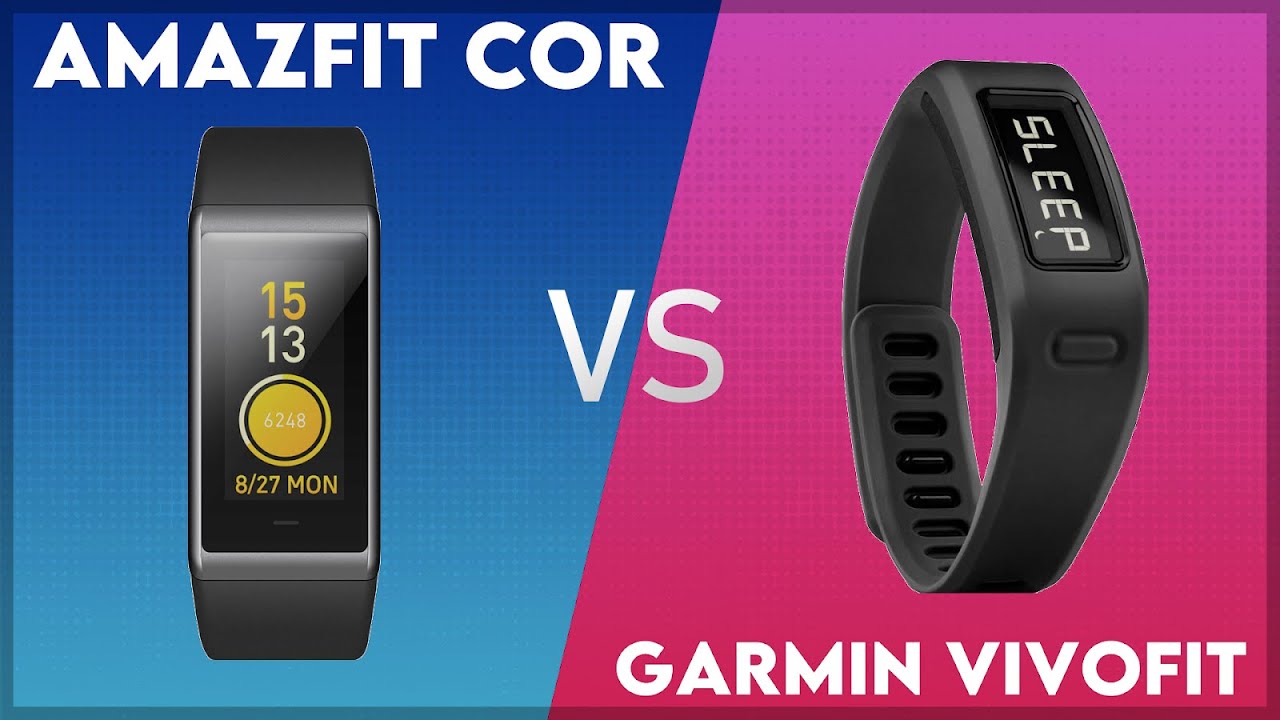 Amazfit Cor vs Garmin Vivofit Comparison