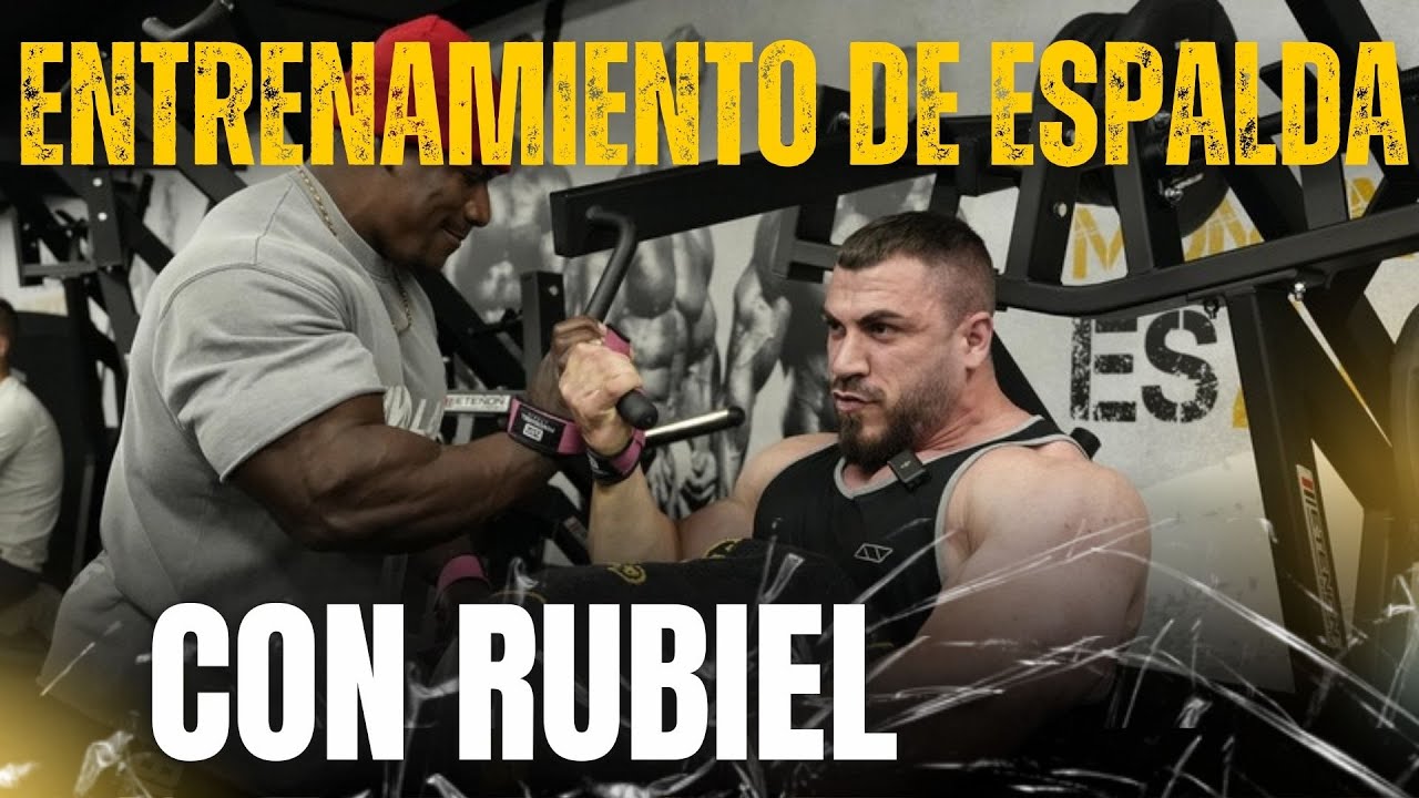 ENTRENAMIENTO DE ESPALDA CON RUBIEL Y SU PREPARADOR FRAN ESPIN!