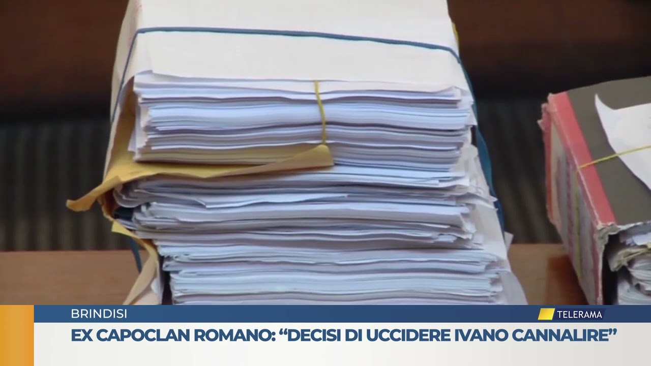 L'ex capo clan Romano: “decisi di uccidere Ivano Cannalire”