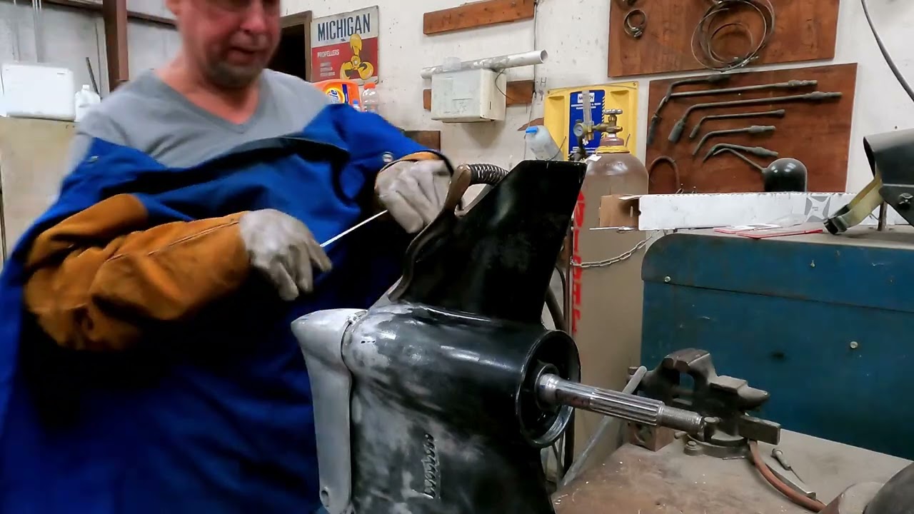 how to install a low water pick up to your outboard motors lower end unit