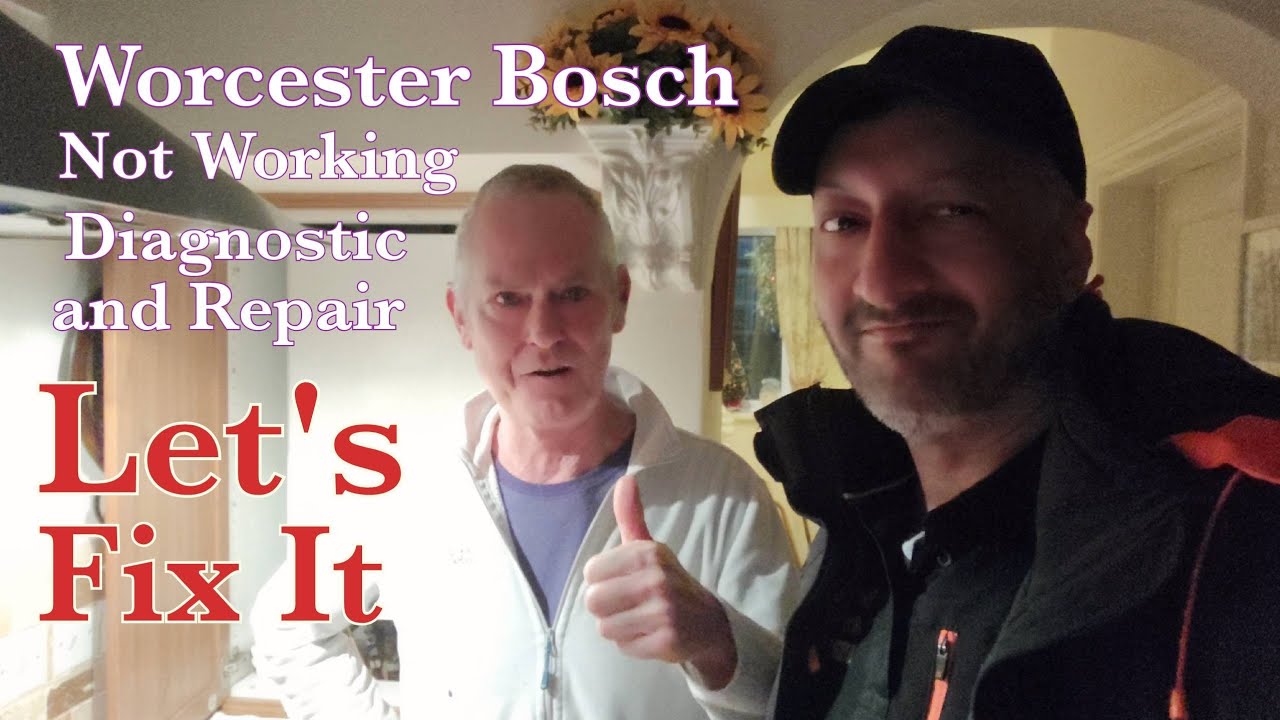 Ремонт котла Worcester Bosch 28si: отсутствует центральное отопление и горячая вода.