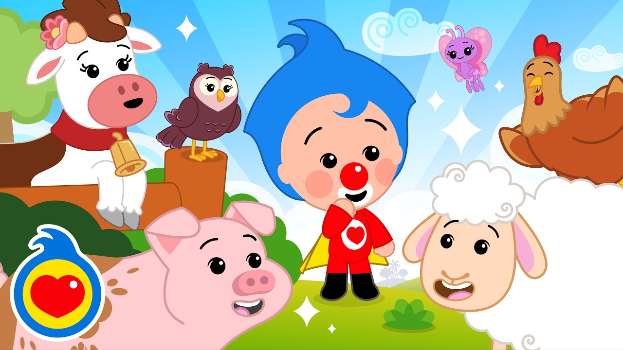 Hewan di Ladang🐄 dan Lebih Banyak Lagu Anak 🤍Kompilasi Musik Video 🎵 Plim Plim