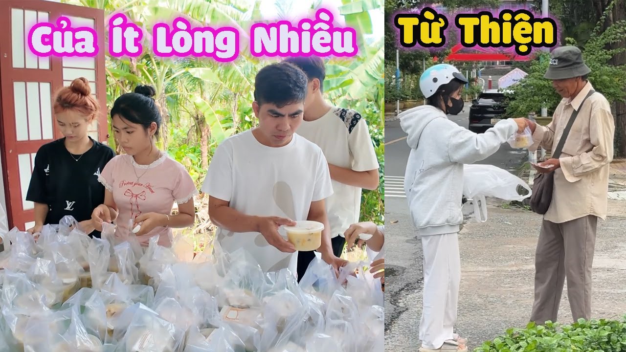 Từ Thiện Của Ít Lòng Nhiều #trangvinhne