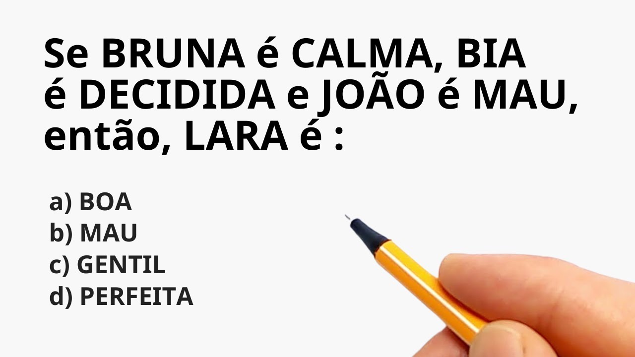 Essa é simples mas a maioria não consegue | Raciocínio lógico‼️