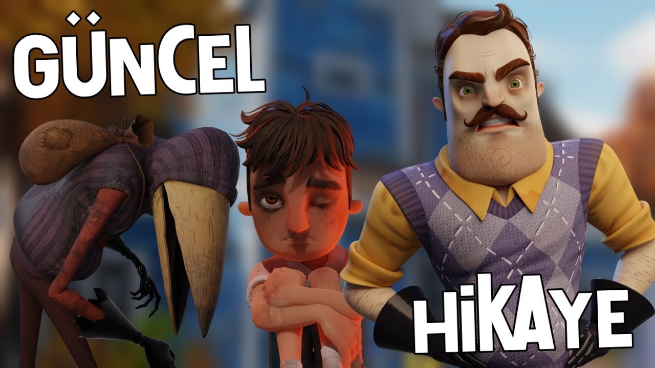 HELLO NEIGHBOR TÜM HİKAYESİ  - Kitaplar + Güncel Hikaye