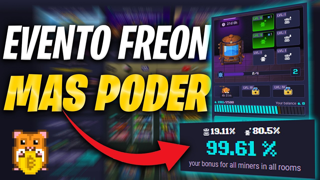 AUMENTA TU PODER DE ROLLERCOIN CON EL EVENTO DE FREON + SORTEO DE USDT