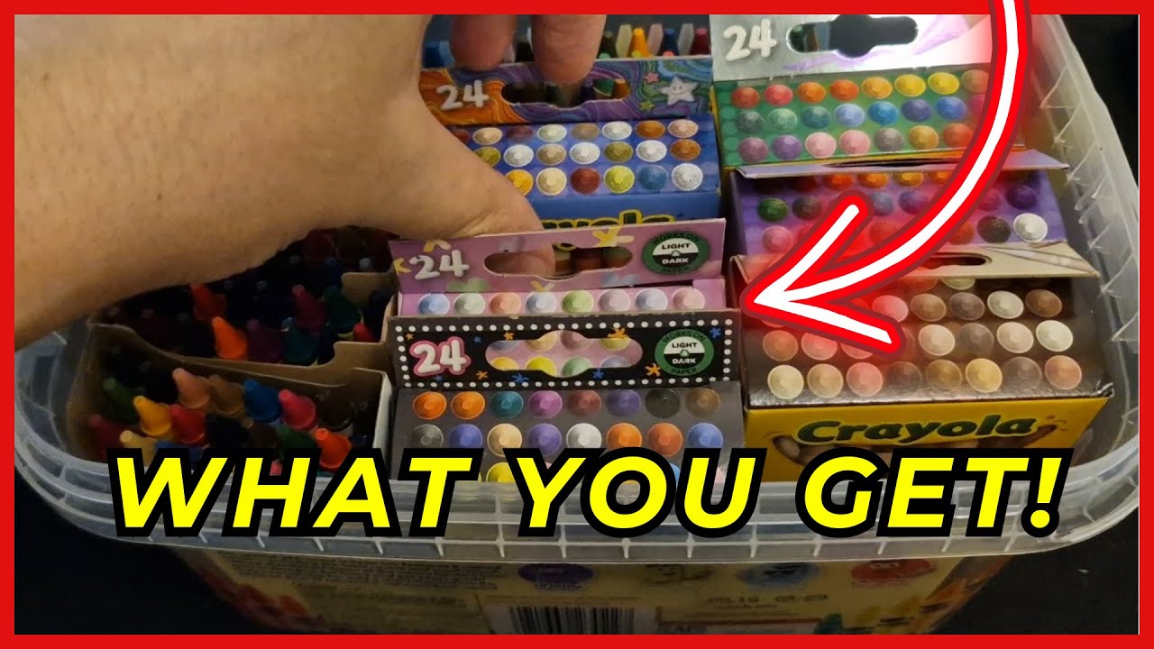 Unboxing The Crayola 288 - Largest Collection Ever Made