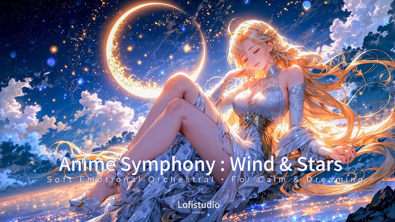 Anime Symphony : Wind & Stars | Soft Emotional Orchestral &bull; For Calm & Dreaming | Vol.8