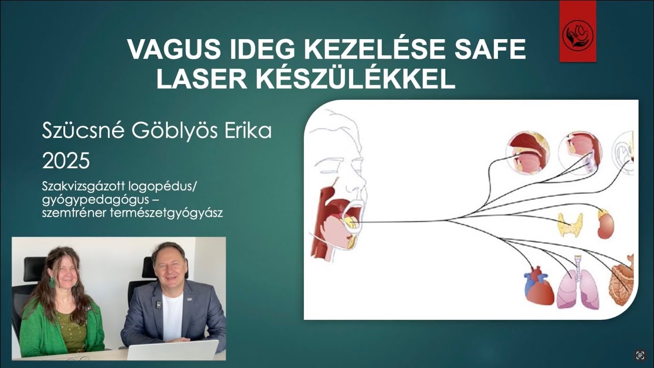 Safe Laser Webin&aacute;rium - Sz&uuml;csn&eacute; G&ouml;bly&ouml;s Erika - Vagus ideg kezel&eacute;se Safe Laser k&eacute;sz&uuml;l&eacute;kkel