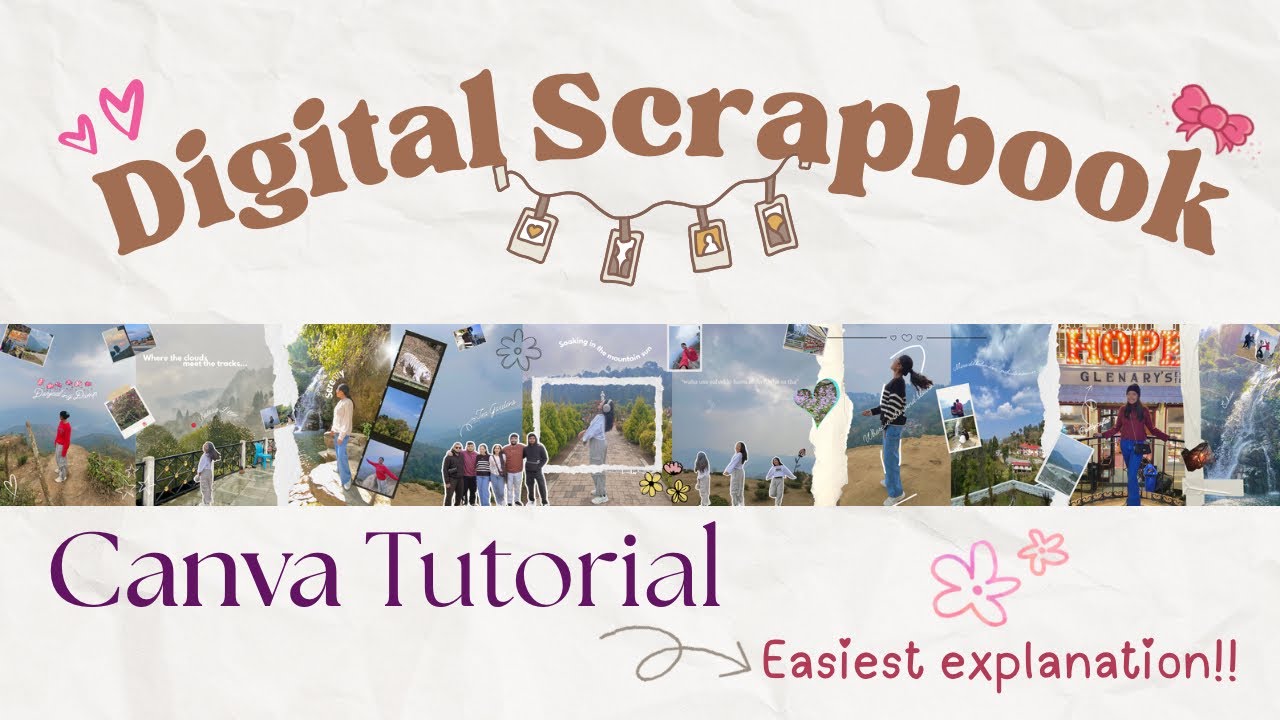 Create *AESTHETIC* carousels/scrapbooks for your next photo dump✨Step by step Canva Tutorial💕