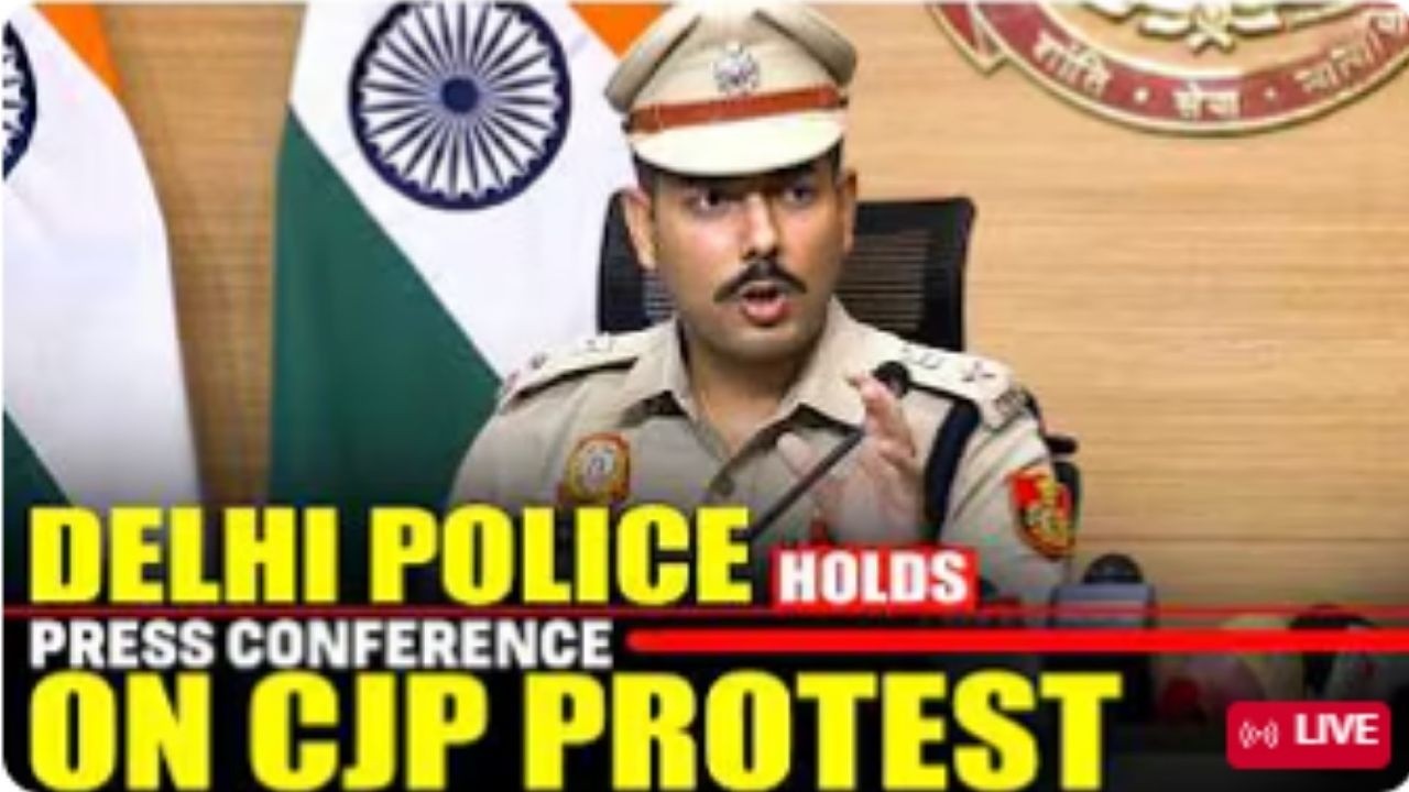 CJP Protest LIVE | Delhi Police Press Conference As Security Ramped Up, Jantar Mantar Fortified