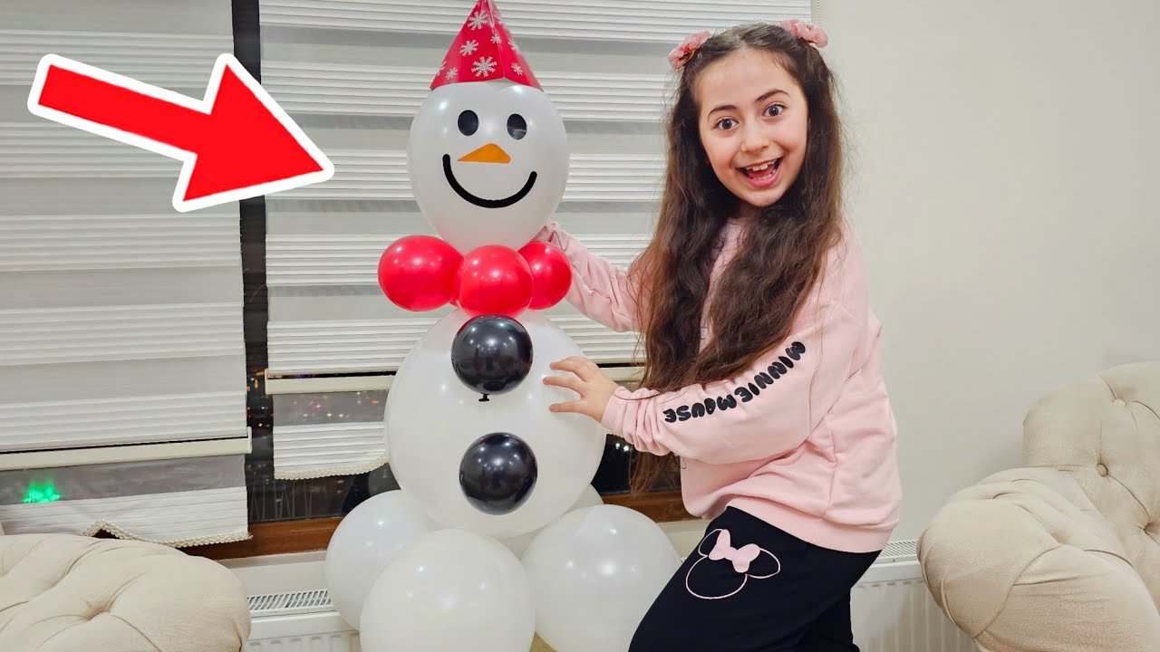 ESMA BALONDAN KARDAN ADAM YAPTI !! ماما جابت بيبي - جنى مقداد | طيور الجنة