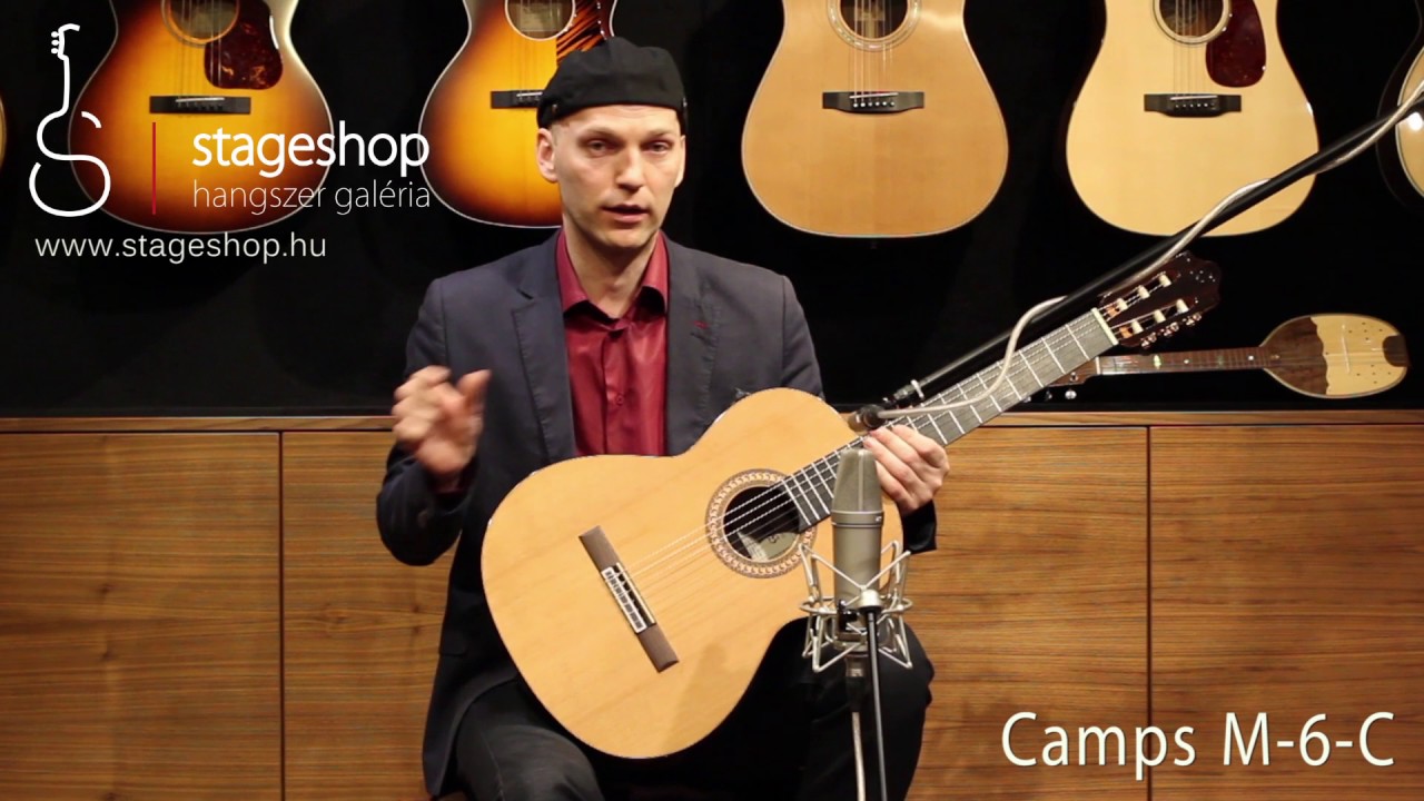 Camps M-6-C guitar played by Ferenc Bernáth in Stageshop