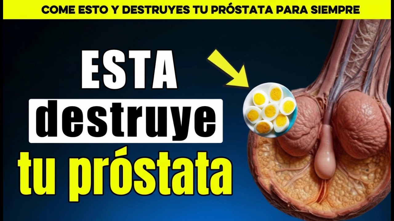 5 Alimentos que DESTRUYEN tu Próstata (¡Elimínalos HOY!) | Salud Masculina +50