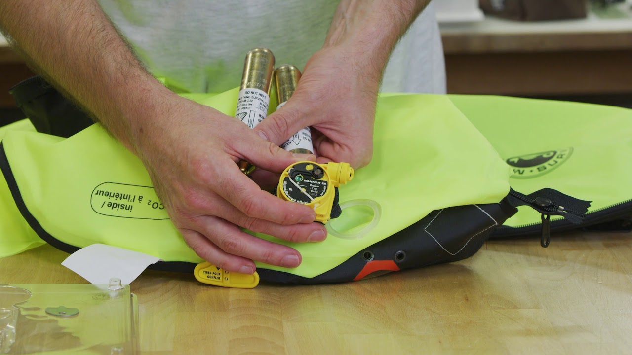 HIT (Hydrostatic Inflator Technology) Re-Arm instructions