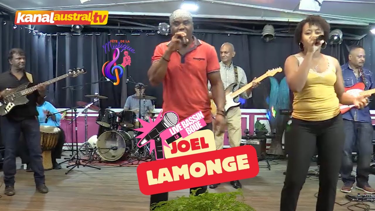 JOEL LAMONGE en LIVE chez KANAL AUSTRAL.TV à bassin la boue pour la fête de la musique 2024.