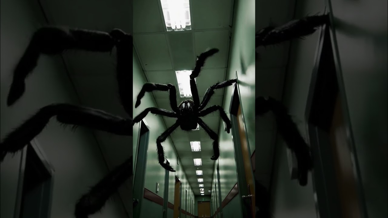 Wall Spider🕷️#bhootpolice #aahatbhoot #24livestreamingghosts #globalhorror #scaryindia
