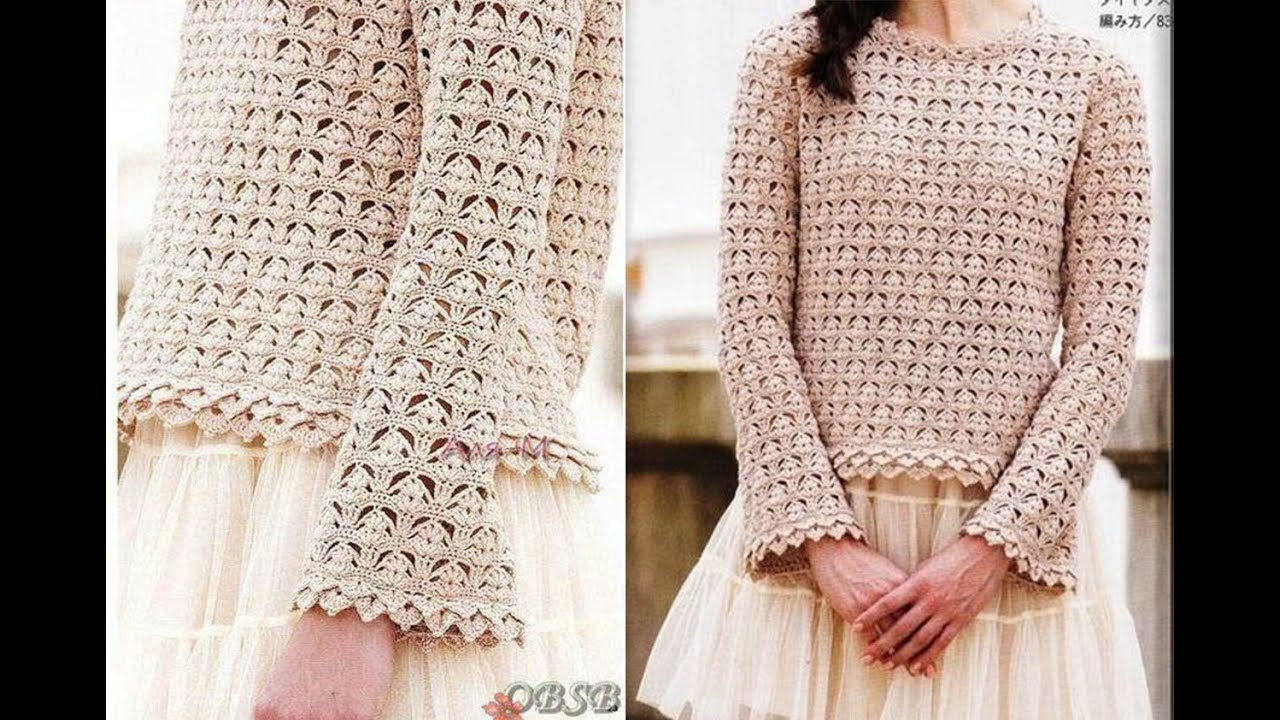 🌿 Discover the Elegant Stitch for Crochet Sweaters and Blouses