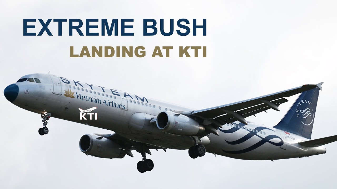 Extreme Bush Landing at KTI #automobile #aviation #planespotting
