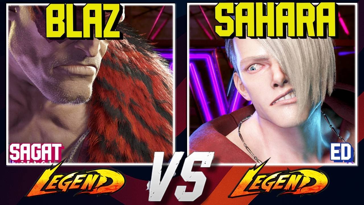 Blaz (Sagat) vs Sahara (Ed) 🔥 High Level SF6 Replay